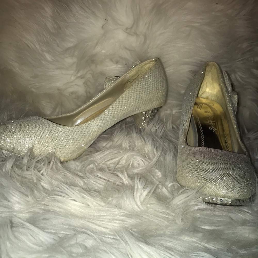Sparkly high heels